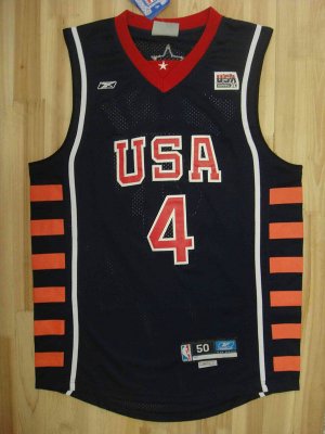 Iverson 4 USA Dream Basketball Team 2004 jersey Blue